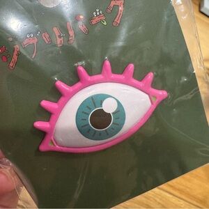 Studio Ghibli Park Nagoya Warehouse Limited Edition Pink Eye Enamel Pin Badge